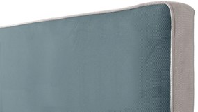 Επενδυμένο Κρεβάτι Ritz-Petrol-160 x 200-Ξύλα Ελάτου