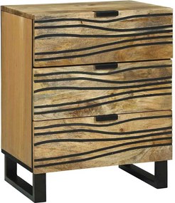 vidaXL Κομοδίνο Φυσικό 50 x 33 x 62 εκ. Επεξεργασμένο Ξύλο
