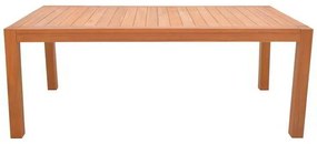 Τραπέζι Vocaly pakoworld teak ξύλο σε φυσική απόχρωση 200x100x75εκ