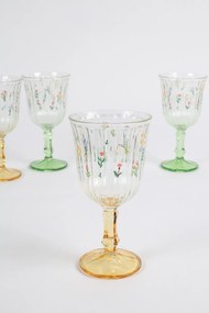 Wine Glass Set (4 Pieces) Botanical 240 Yellow
Green