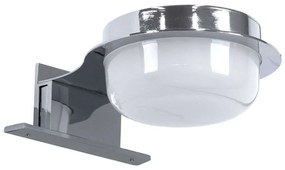 Φωτιστικό Τοίχου - Απλίκα Kiara 60402 Led 5W 10x13x3cm IP44 Silver GloboStar