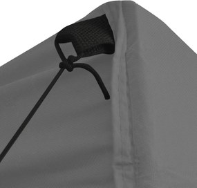 vidaXL Σκηνή Πάρτυ 200 x 200 x 315 εκ. Ανθρακί Ύφασμα Όξφορντ