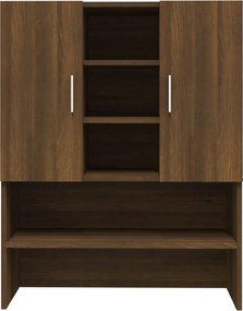 vidaXL Ντουλάπι Πλυντηρίου Καφέ Δρυς 70,5 x 25,5 x 90 εκ.