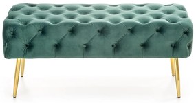 ATHENA bench color: dark green / gold DIOMMI V-CH-ATHENA-C.ZIELONY