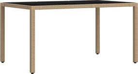 vidaXL Σετ Εξωτερικής Τραπέζης 5 pcs Μπέζ και Ανοιχτό Γκρι