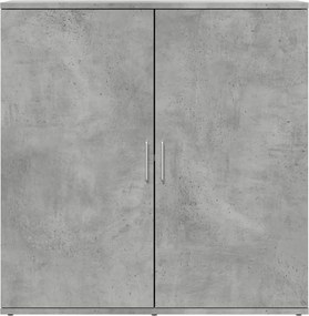 vidaXL Ντουλάπι Γκρι Σκυροδέματος 79x38x80 εκ. Επεξεργασμένο Ξύλο