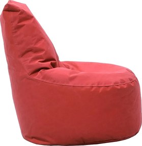 Πουφ πολυθρόνα Norm pakoworld υφασμάτινο αδιάβροχο κόκκινο