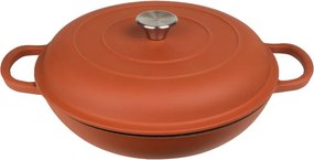 VOLCANO ΚΑΤΣΑΡΟΛΑ ΡΗΧΗ CAST-IRON ΚΕΡΑΜΙΔΙ ΜΕ ENAMEL 2200ML 27ΕΚ.
