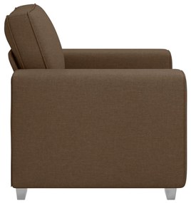vidaXL Καναπές με μαξιλάρι Καφέ 100 x 77 x 82 εκ ύφασμα