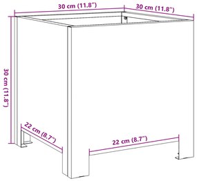 ΖΑΡΝΤΙΝΙΕΡΑ ΚΗΠΟΥ ΛΕΥΚΗ 30X30X30 ΕΚ. ΑΠΟ ΑΤΣΑΛΙ 851187