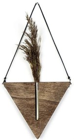 Διακοσμητικό Κασπώ Κρεμαστό 268EVL1307 17x2x15cm Natural Wallity Ξύλο