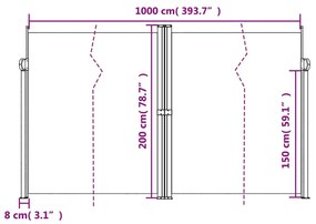 ΣΚΙΑΣΤΡΟ ΠΛΑΪΝΟ ΣΥΡΟΜΕΝΟ ΜΑΥΡΟ 200 X 1000 ΕΚ. 4004759