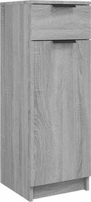 vidaXL Ντουλάπι Μπάνιου Γκρι Sonoma 32x34x90 εκ. Επεξεργασμένο Ξύλο