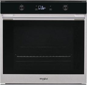 Whirlpool W7 OM5 4S P Εντοιχιζόμενος Φούρνος άνω Πάγκου 73lt χωρίς Εστίες Π59.5εκ. Inox , Πυρόλυση