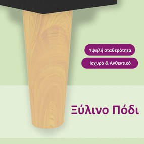 Τραπεζάκια Σαλονιού 2 τεμ. Μαύρα 50x50x40 εκ. Επεξεργ. Ξύλο - Μαύρο