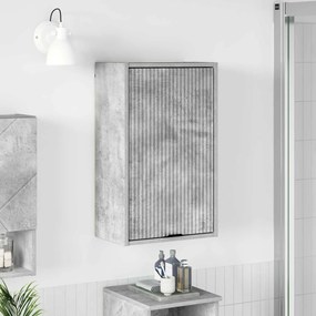 VidaXL Ντουλάπι Μπάνιου Σκυρόδεμα Γκρι 39 x 23,5 x 65 εκ.