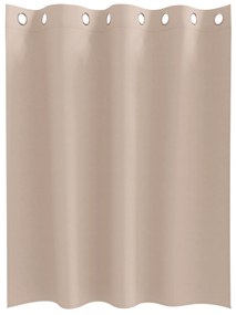 vidaXL Κουρτίνες με κουρτίνες 2 pcs Taupe 140 x 140 cm Πολυεστέρας
