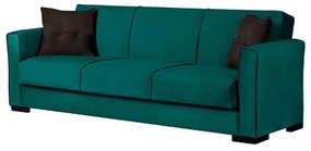 Καναπές - Κρεβάτι Τριθέσιος New Emily 828-122-139 222x85x83cm Petrol
