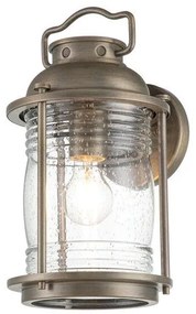 Φανάρι Απλίκα Φωτιστικό Τοίχου 1xE27 IP44 36cm Ashland Bay Elstead Lighting KL-ASHLANDBAY2-M-BU Μπρονζέ