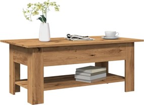 vidaXL Τραπεζάκι Σαλονιού Αρτισιανή Δρυς 102x55x42εκ. Επεξ. Ξύλο