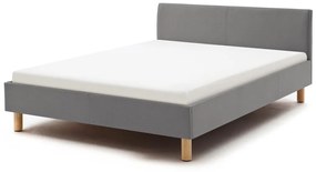 Κρεβάτι Mentor 103, Γκρι, 140x200, Ταπισερί, 145x205x76cm | Epipla1.gr