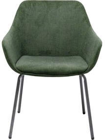 Καρέκλα Με Μπράτσα Avignon Πράσινη  59x61x80εκ - Πράσινο