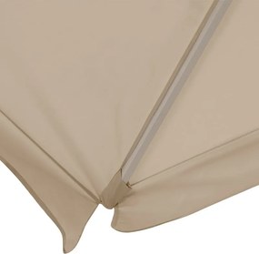 Ομπρέλα κήπου Zola Megapap αλουμινίου χρώμα εκρού 2x3m.