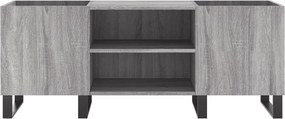 vidaXL Δισκοθήκη Γκρι Sonoma 121 x 38 x 48 εκ. από Επεξεργασμένο Ξύλο