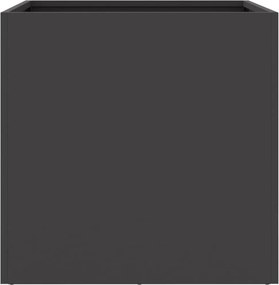 vidaXL Ζαρντινιέρα Μαύρη 49x47x46 εκ. από Χάλυβα