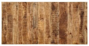 vidaXL Τραπεζαρία 160 x 80 x 75 εκ. από Μασίφ Ακατέργαστο Ξύλο Μάνγκο