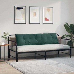vidaXL Μαξιλάρι Πλάτης Σκούρο Πράσινο 180 x 50 εκ.