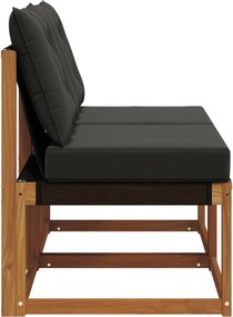 vidaXL 2 Τεμάχιο Εξωτερικός μεσαίος καναπές