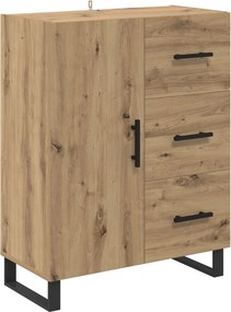 vidaXL Πλαϊνό γραφείο Artisan Oak 69,5 x 34 x 90 εκ.