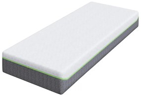 vidaXL Στρώμα Λευκό και Γκρι 70 x 200 cm Τσέπες ελατηρίων
