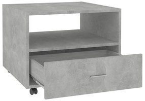 vidaXL Τραπεζάκι Σαλονιού Γκρι Σκυρ. 55x55x40 εκ. Επεξεργασμένο Ξύλο