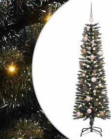vidaXL Τεχνητό Χριστουγεννιάτικο Δέντρο με 150 LED Πράσινο 150 cm