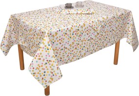Τραπεζομάντηλο Αλέκιαστο 140x180 Ράνια Πολύχρωμο
