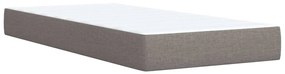 ΚΡΕΒΑΤΙ BOXSPRING ΜΕ ΣΤΡΩΜΑ TAUPE 90X200 ΕΚ. ΥΦΑΣΜΑΤΙΝΟ 3291181