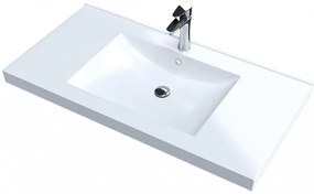 Sanitec ALBA Νιπτήρας Μπάνιου 110x46x13cm