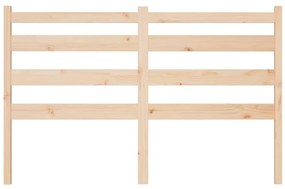 vidaXL Κεφαλάρι Κρεβατιού 146 x 4 x 100 εκ. από Μασίφ Ξύλο Πεύκου