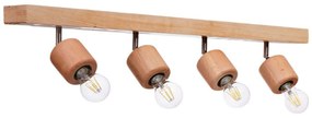 Φωτιστικό Οροφής - Σποτ 534LUN5941 65x18cm 4xE27 40W Oak Opviq