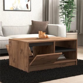 Τραπεζάκι σαλονιού Narli sonoma 90x60x45 εκ. 90x60x45 εκ.
