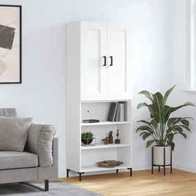 vidaXL Ντουλάπι Λευκό 69,5x34x180 εκ. από Επεξεργασμένο Ξύλο
