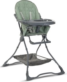 FEEDING CHAIR BONBON GREEN LEATHER