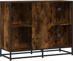 vidaXL Sideboard Καπνιστή δρυς 94x35x76 cm Κατασκευασμένο ξύλο