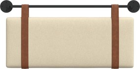 vidaXL Κρεμαστό Κεφαλάρι Κρεμ Αντίκα PU