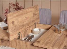 Extendable Dining Table &amp; Chairs Set (5 Pieces) Vina 0701 - 4 - Atlantic, Grey Atlantic Pine
Grey