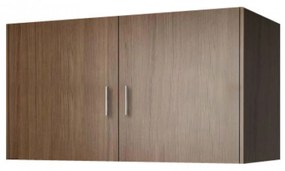 Intrahome Πατάρι ντουλάπας δίφυλλο σε χρώμα καρυδί 85x50x60 Intrahomesa-00652471