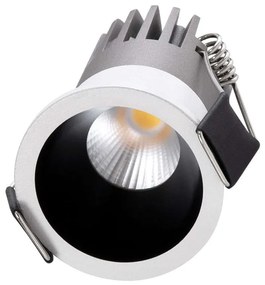 Φωτιστικό Οροφής - Σποτ Χωνευτό Micro-S 60234 5W Led Φ4x5,9cm White-Black GloboStar