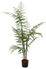 HERICIUM FERN ΤΕΧΝΗΤΟ ΦΥΤΟ ΣΕ ΓΛΑΣΤΡΑ ΠΡΑΣΙΝΟ ΜΑΥΡΟ H130cm - 030837